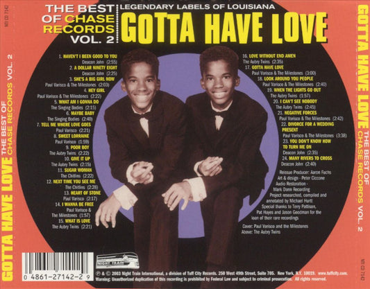 Gotta Have Love: The Best Of Chase Records, Vol. 2 cover art