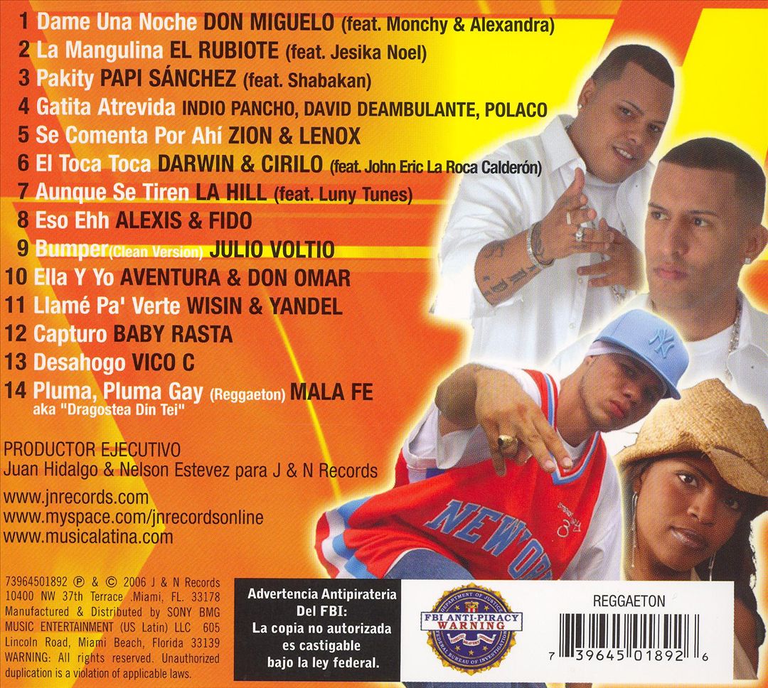 Reggaetonhits 2007 cover art