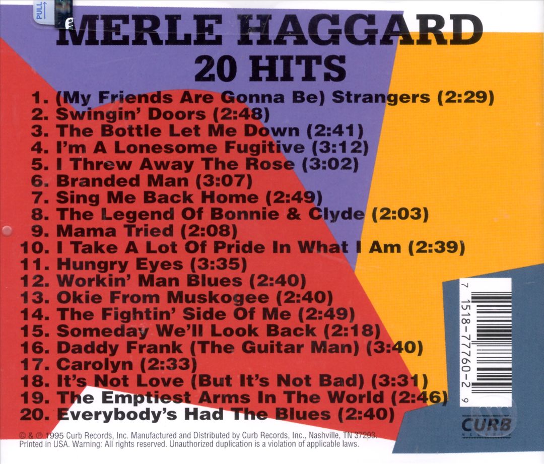20 Hits, Vol. 1 cover art
