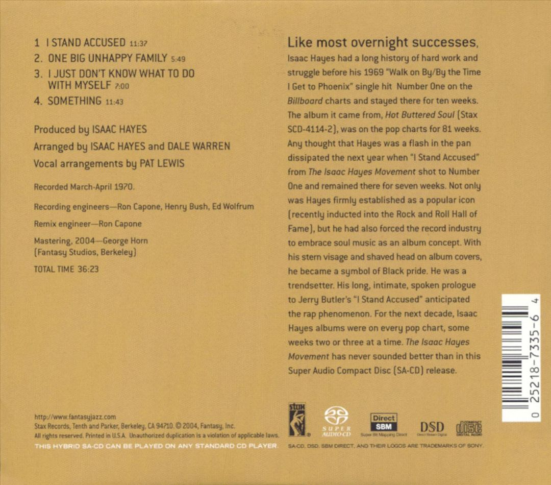 Isaac Hayes Movement cover art