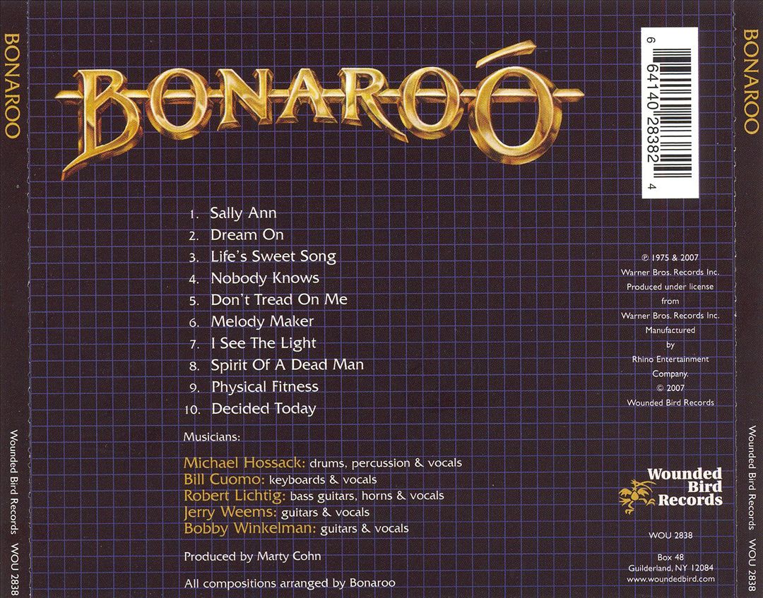Bonaroo [Wounded Bird] cover art