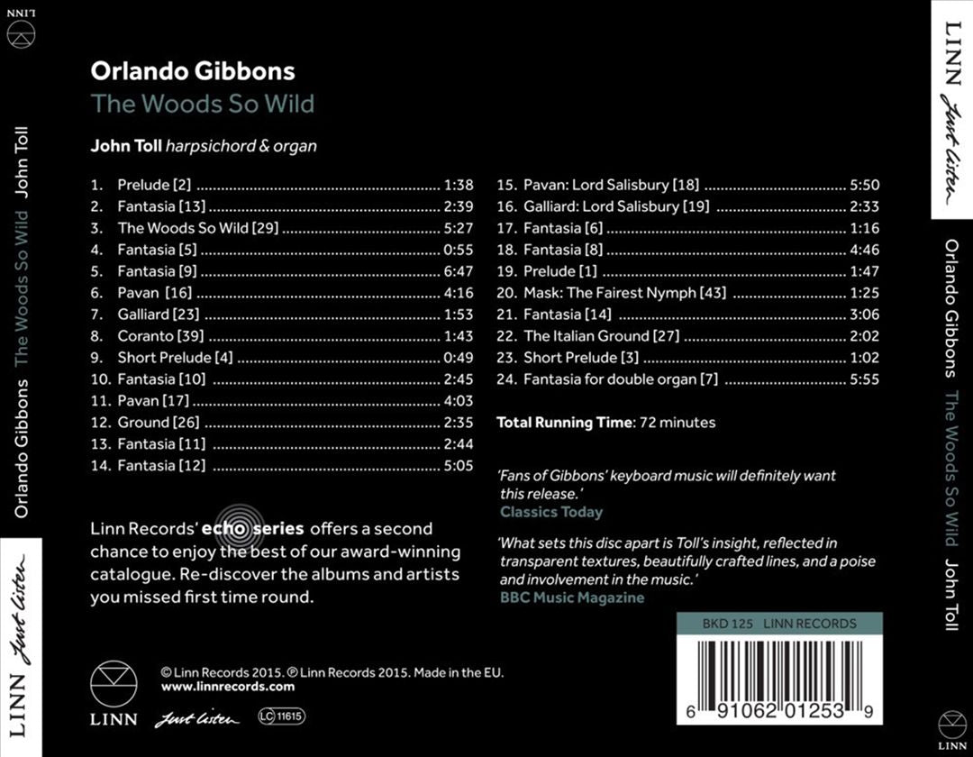 Orlando Gibbons: The Woods So Wild cover art