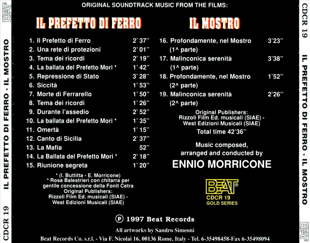 Prefetto di Ferro/Il Mostro cover art