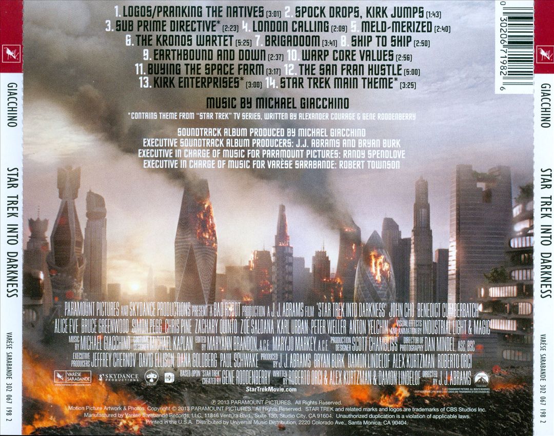 Star Trek: Into Darkness [Music from the Motion Picture] cover art