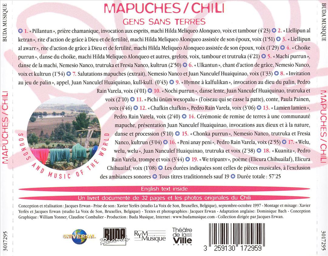 Music from the World: Echoes of Chile cover art