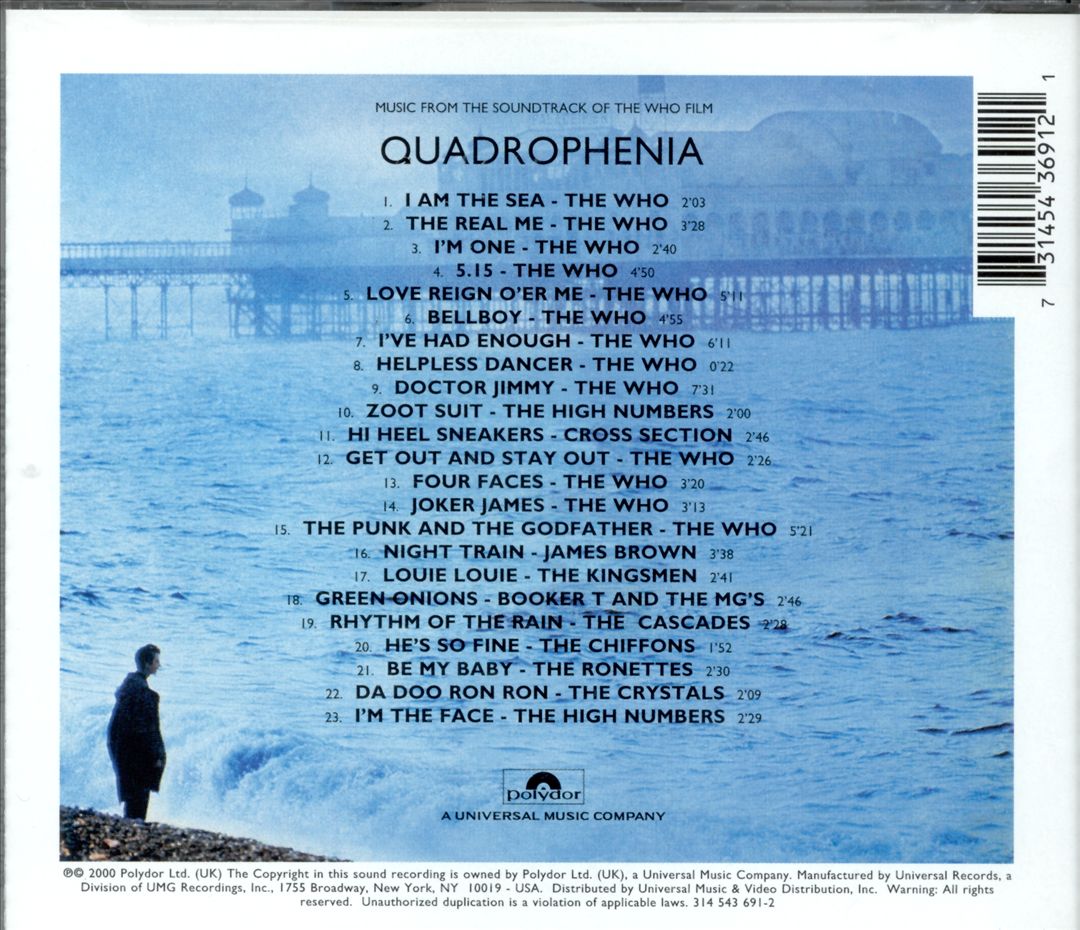 Quadrophenia [Music from the Soundtrack of The Who Film] cover art