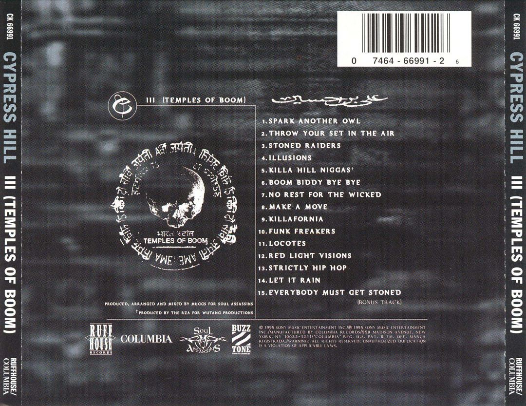 Cypress Hill III: Temples of Boom cover art