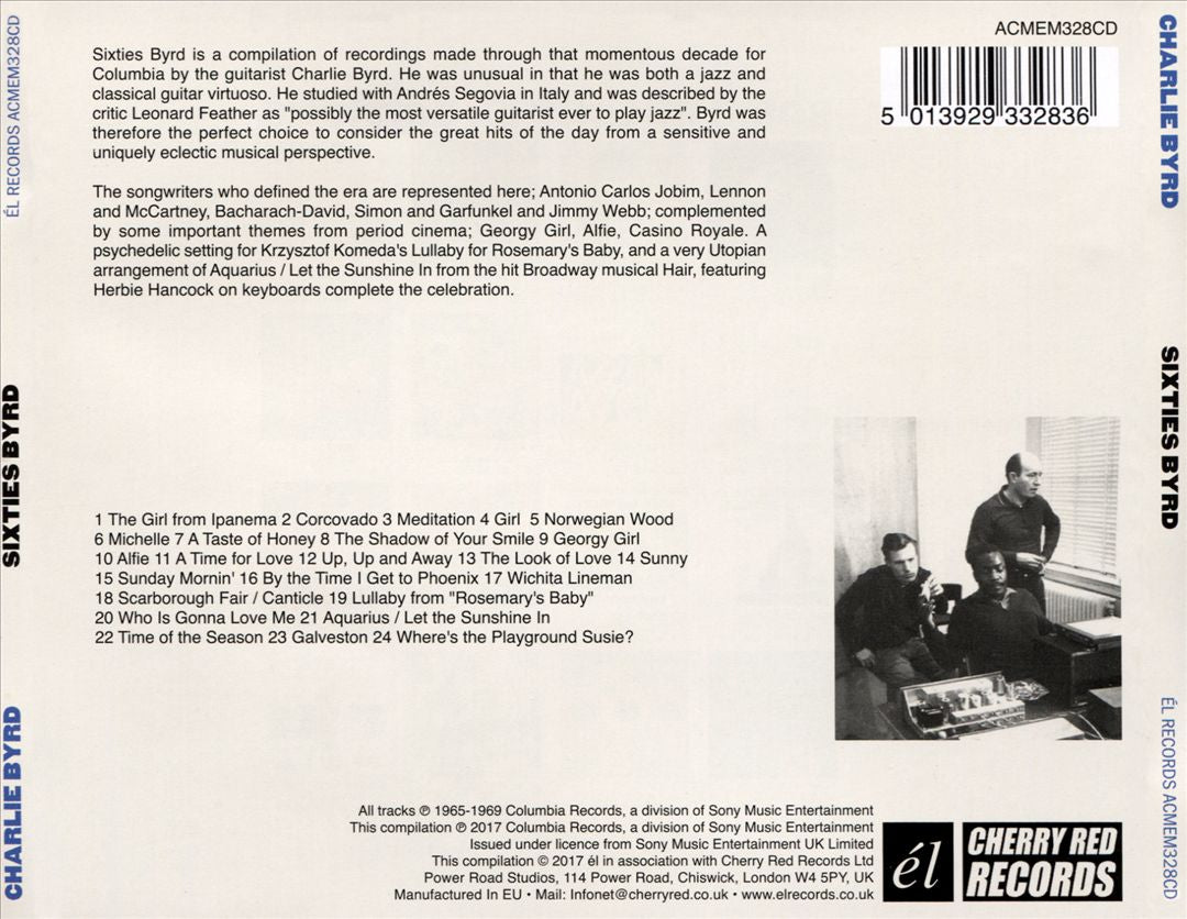 Sixties Byrd: Charlie Byrd Plays Today's Great Hits cover art
