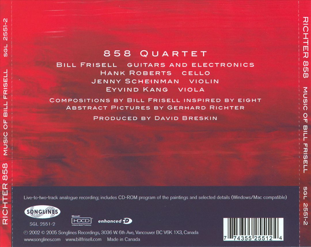 Richter 858 [Enhanced] cover art
