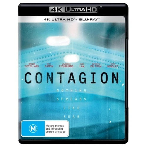 CONTAGION (2011) BD 4K UHD cover art