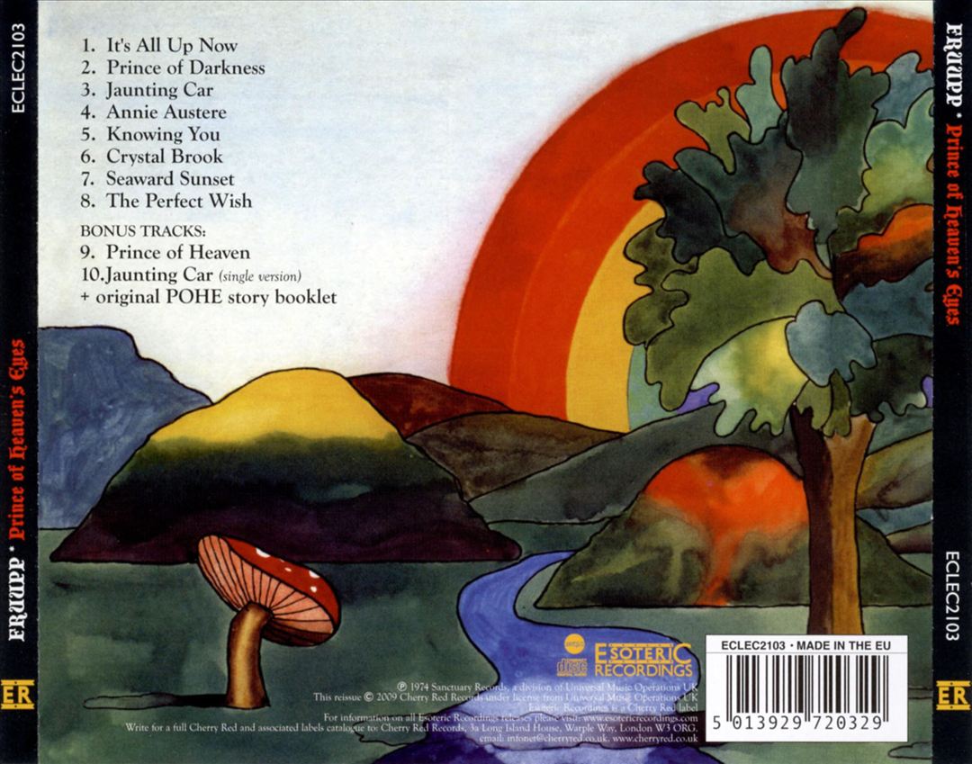 The Prince of Heaven's Eyes [Bonus CD] cover art