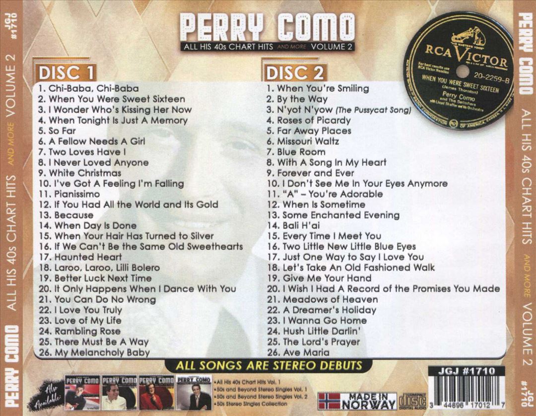 All His 40s Chart Hits and More, Vol. 2 cover art