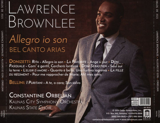 Allegro io son: Donizetti, Bellini cover art