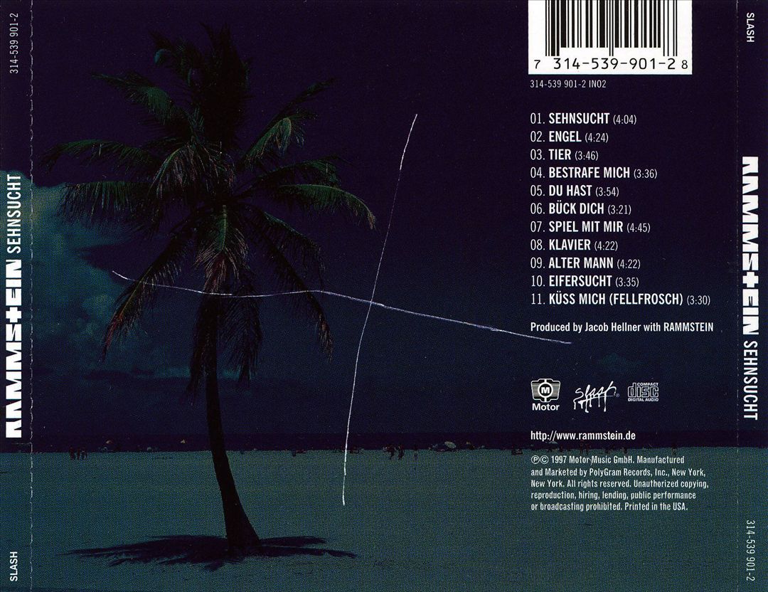 Sehnsucht [Australian Tour Edition] cover art