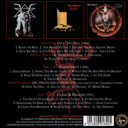 Divine Victims: The Witchfynde Albums 1980-1983 cover art