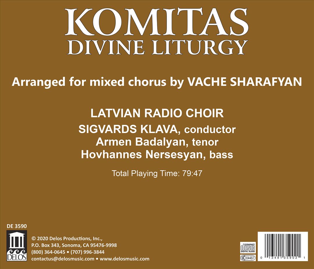 Komitas: Divine Liturgy cover art