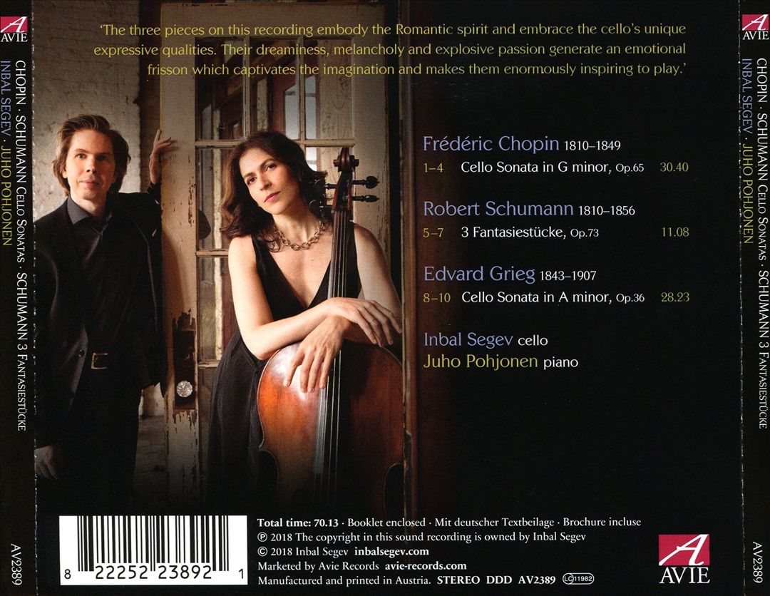 Chopin, Schumann, Grieg cover art