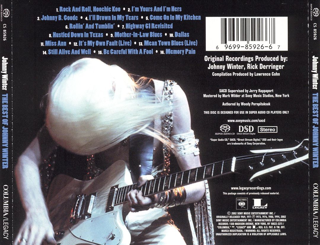 Best of Johnny Winter [Columbia/Legacy] cover art