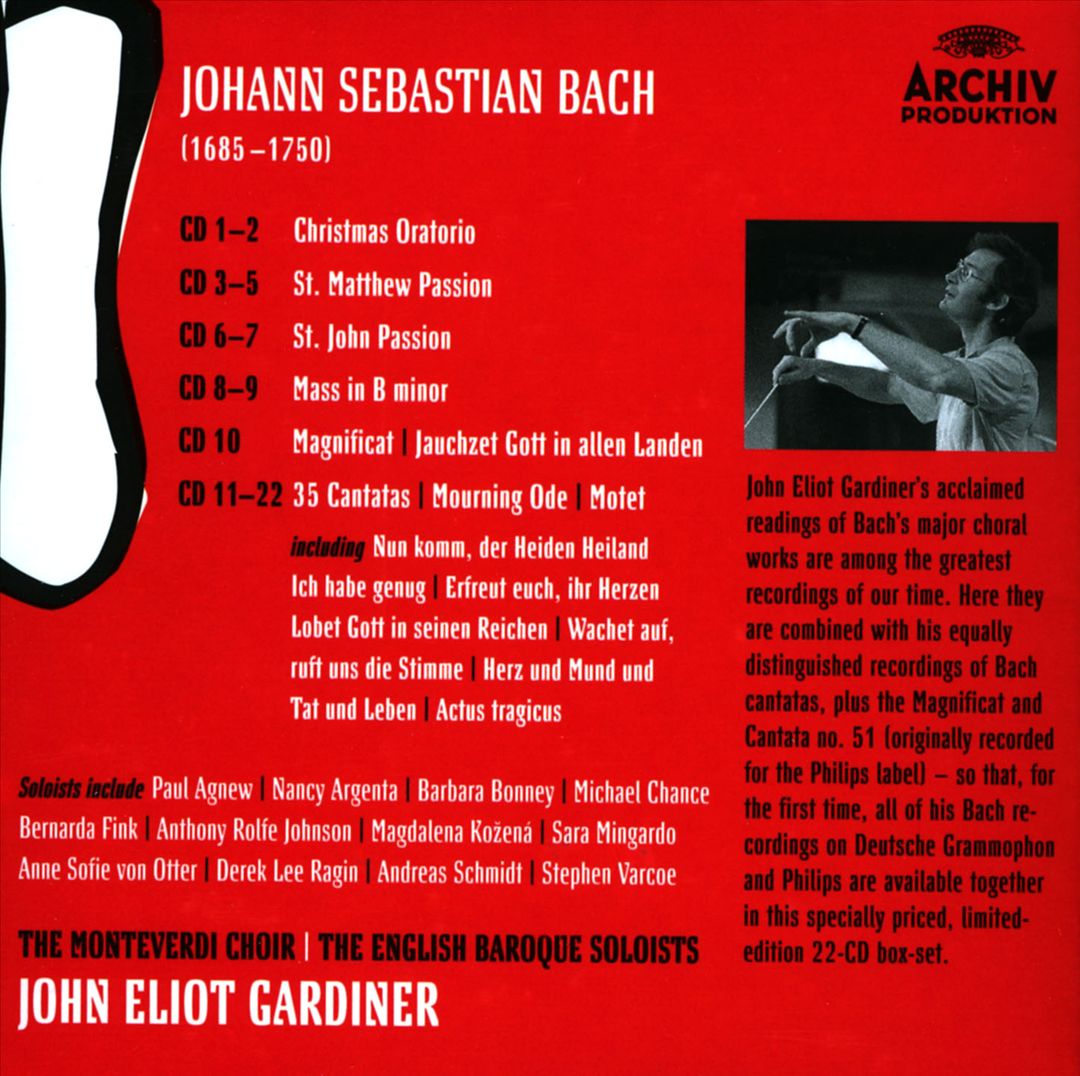 Bach: Sacred Masterpieces and Cantatas cover art