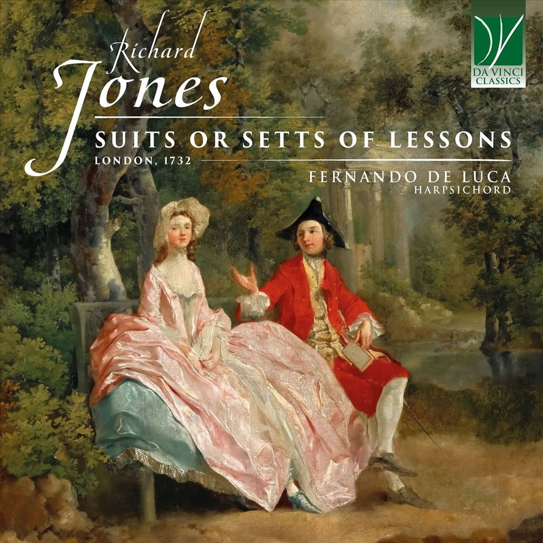 Richard Jones: Suits or Setts of Lessons - London, 1732 cover art