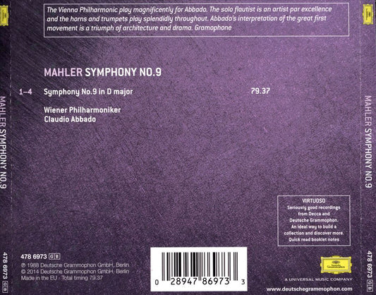 Mahler: Symphony No. 9 cover art