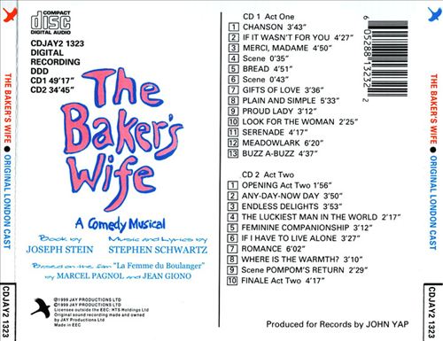 Baker's Wife [Original London Cast] cover art
