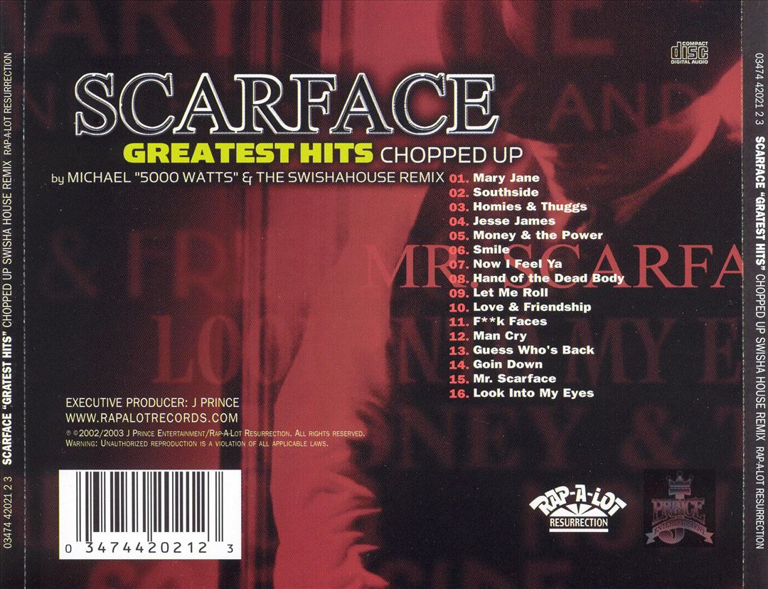 Scarface Greatest Hits cover art
