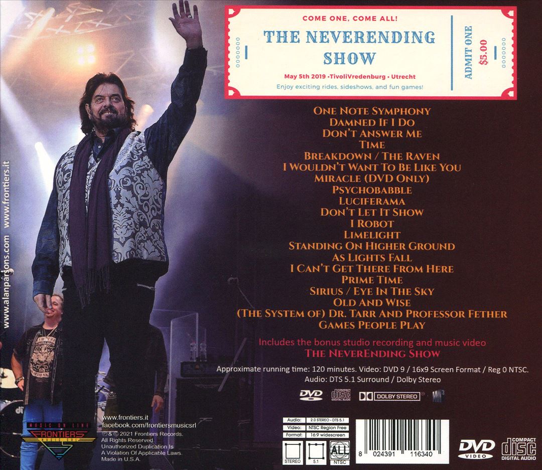 Neverending Show: Live in the Netherlands cover art