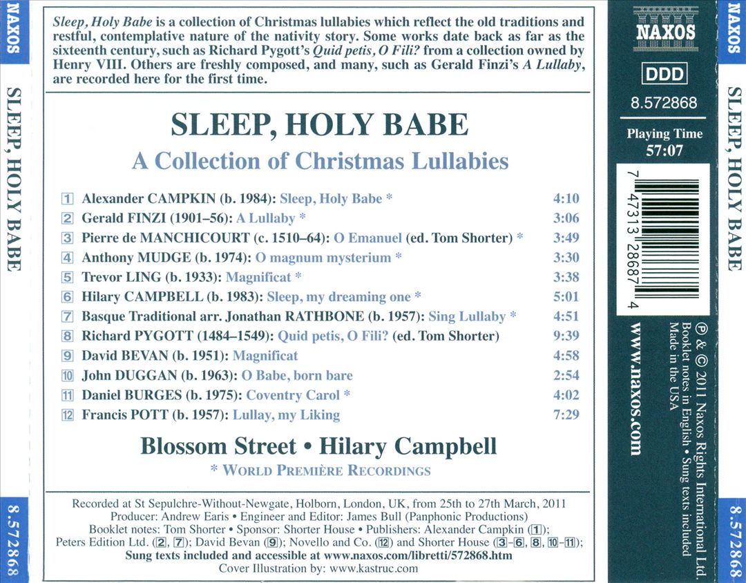 Sleep, Holy Babe cover art