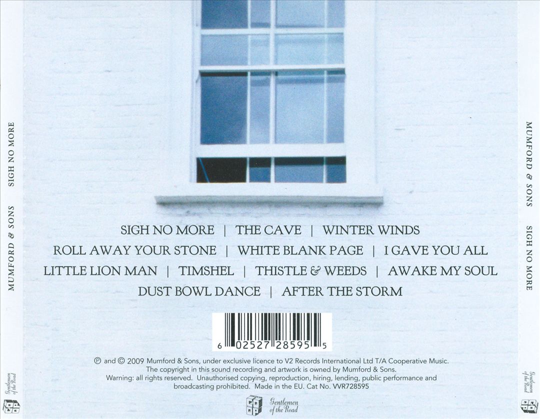 Sigh No More cover art