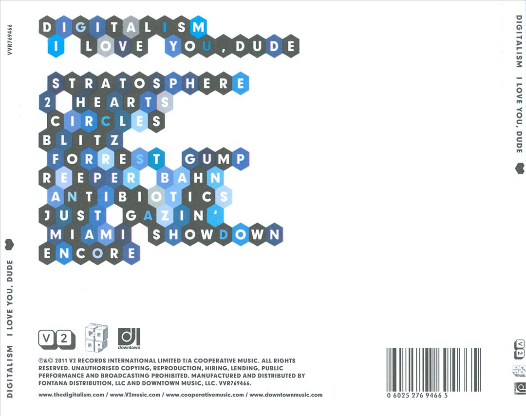 I Love You, Dude cover art