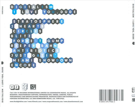I Love You, Dude cover art