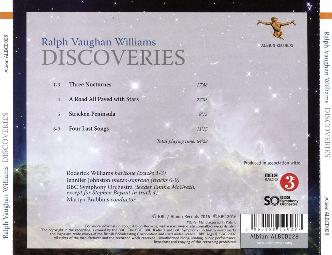 Ralph Vaughan Williams: Discoveries cover art