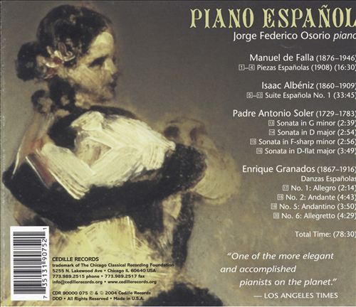 Piano Español cover art