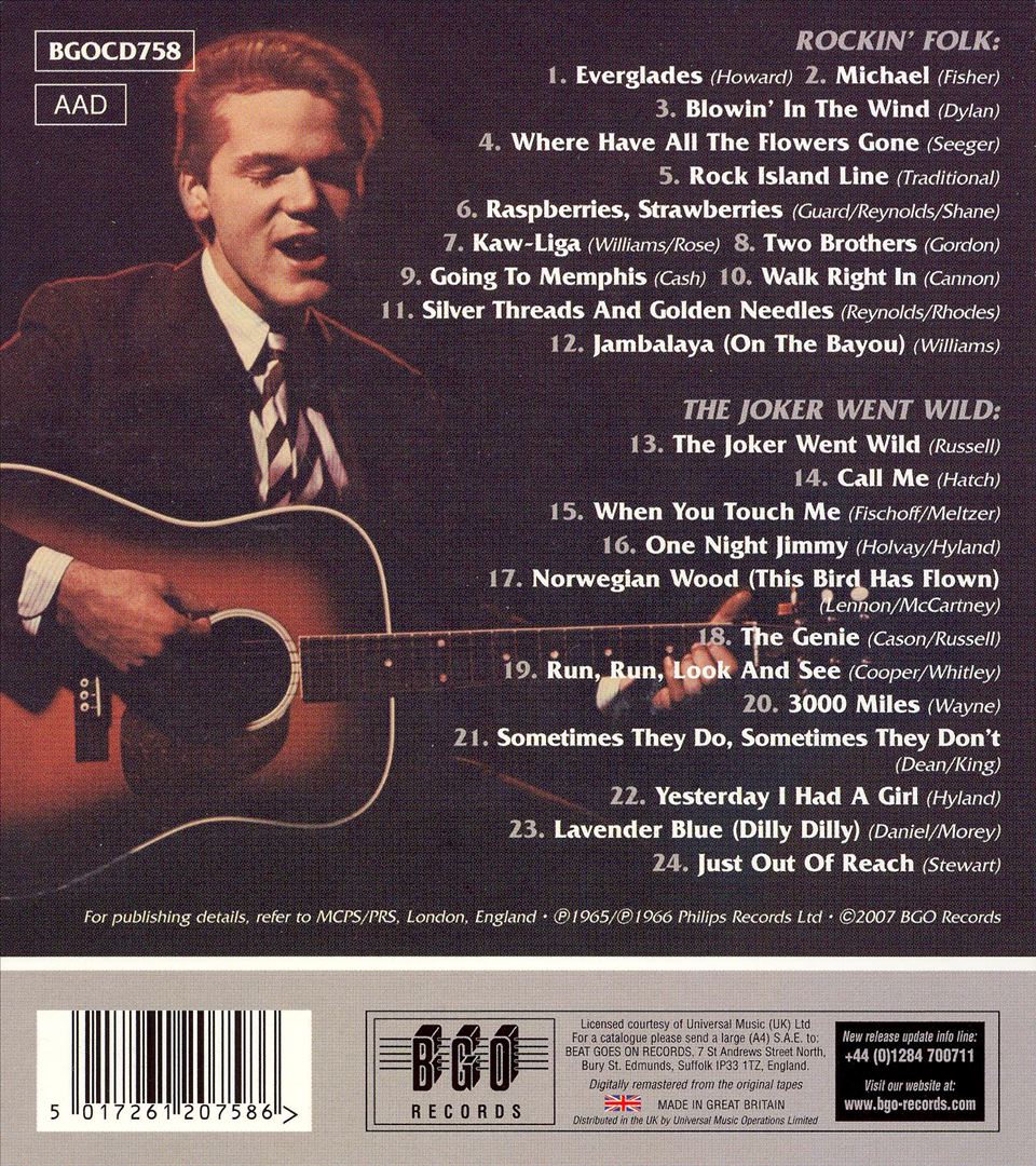 Rockin' Folk/The Joker Went Wild cover art