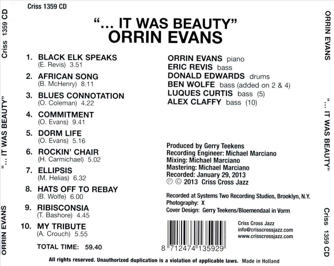 It Was Beauty cover art