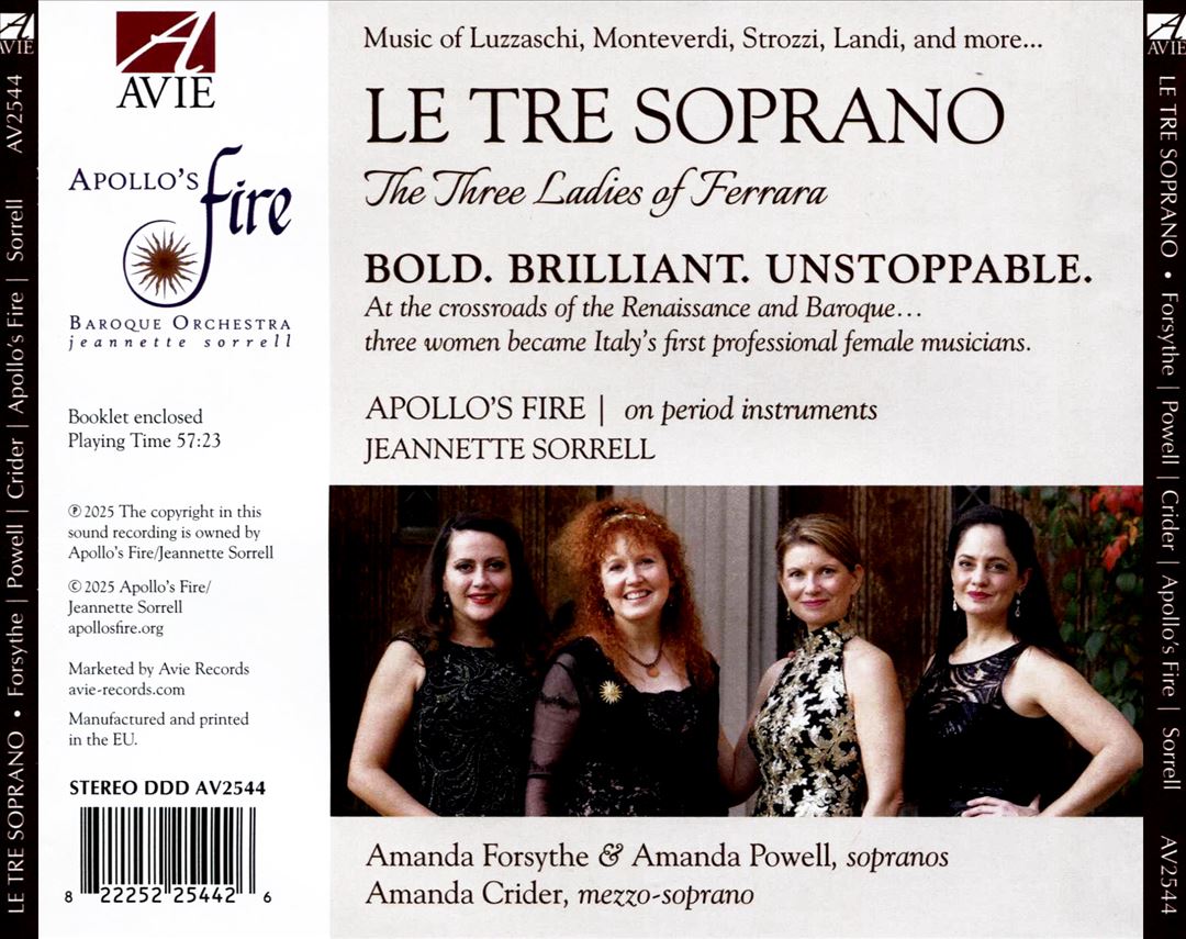 Tre Soprano: The Three Ladies of Ferrra cover art