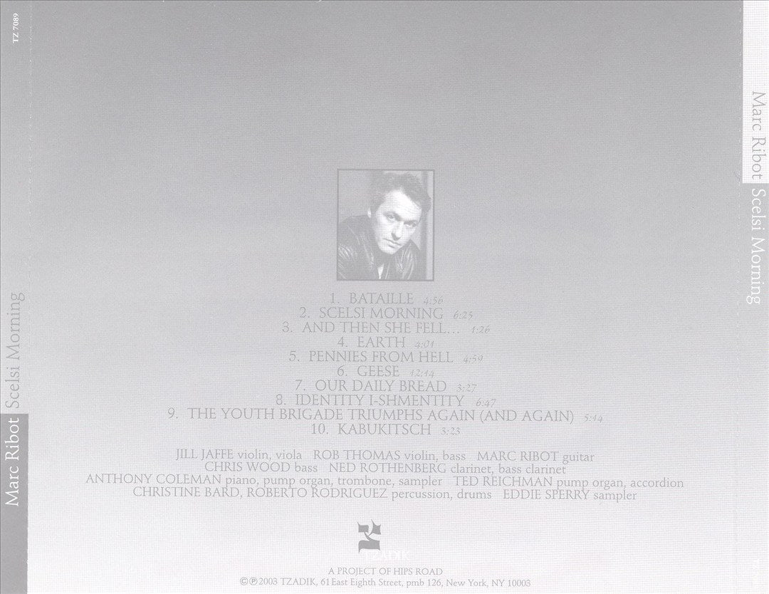 Marc Ribot: Scelsi Morning cover art