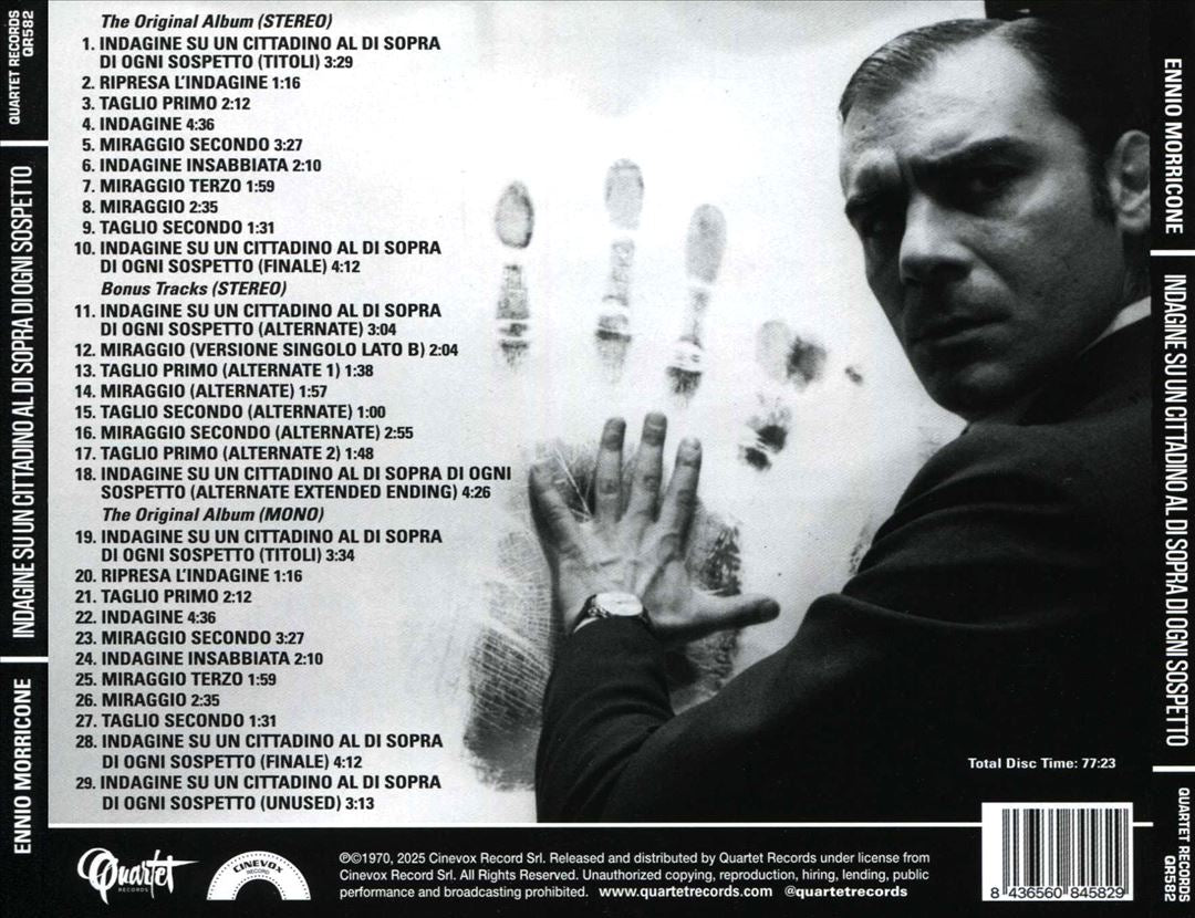 Indagine su un Cittadino al di sopra di ogni Sospetto [Original Motion Picture Soundtrack] cover art