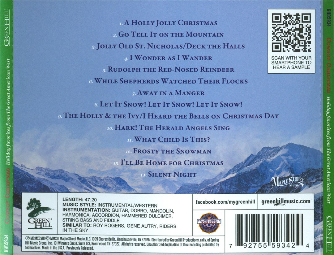 Cowboy Christmas: Holiday Favorites from the Great American West cover art