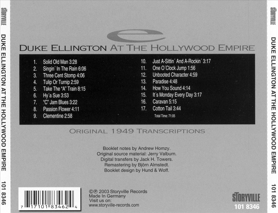 At the Hollywood Empire: Original 1949 Transcript cover art