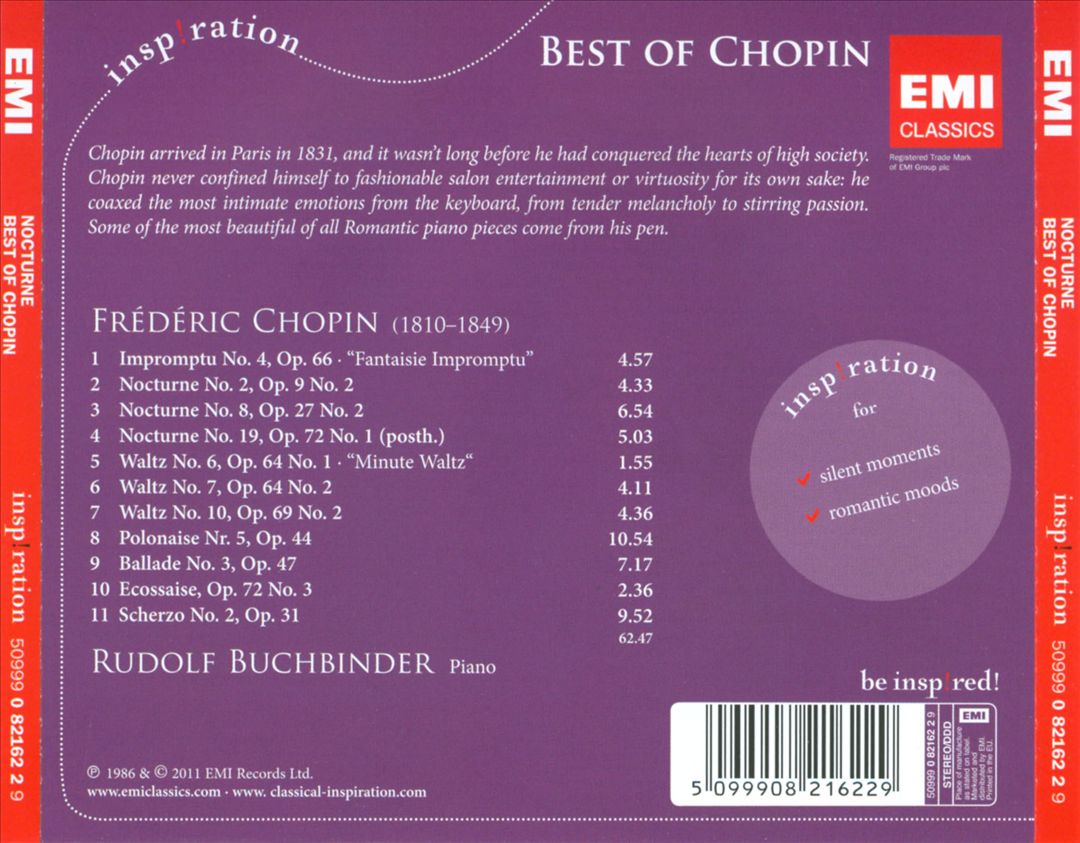 Best of Chopin cover art