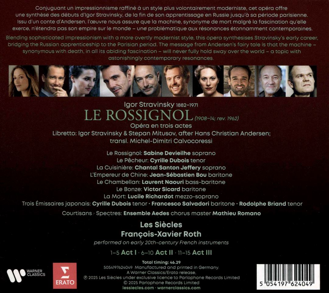 Stravinsky: Le Rossignol cover art