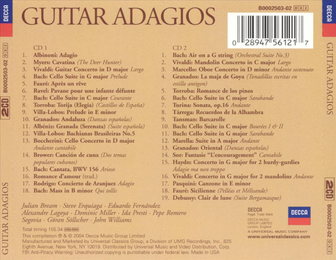 Guitar Adagios cover art
