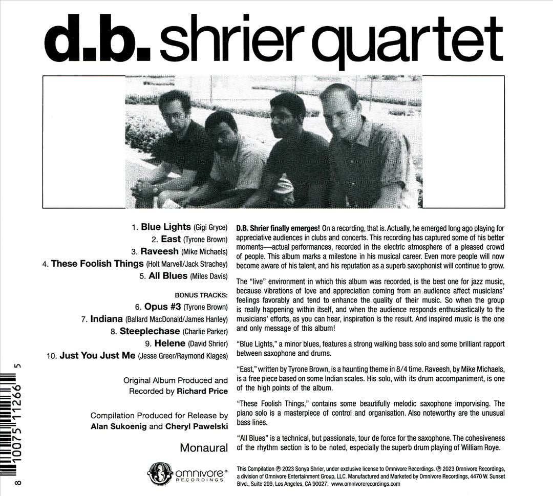 D.B. Shrier Emerges cover art