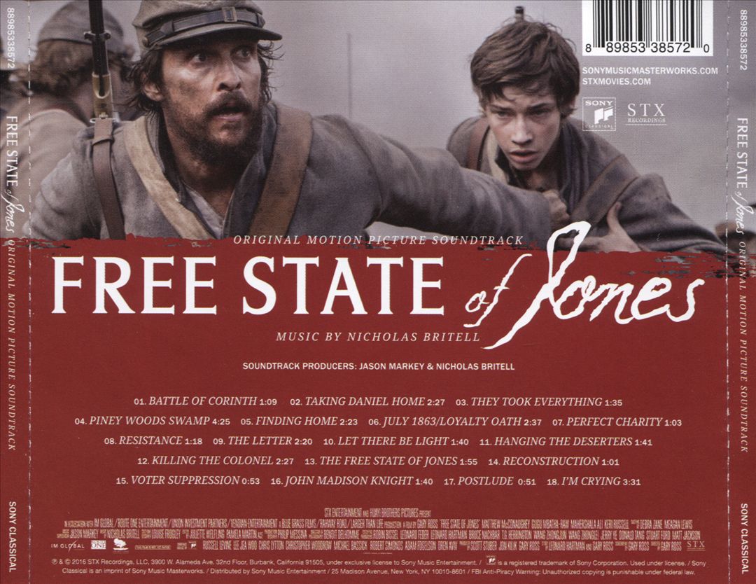 Free State of Jones [Original Motion Picture Soundtrack] cover art