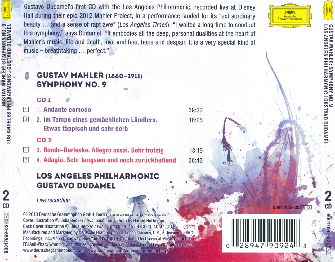 Mahler 9 cover art