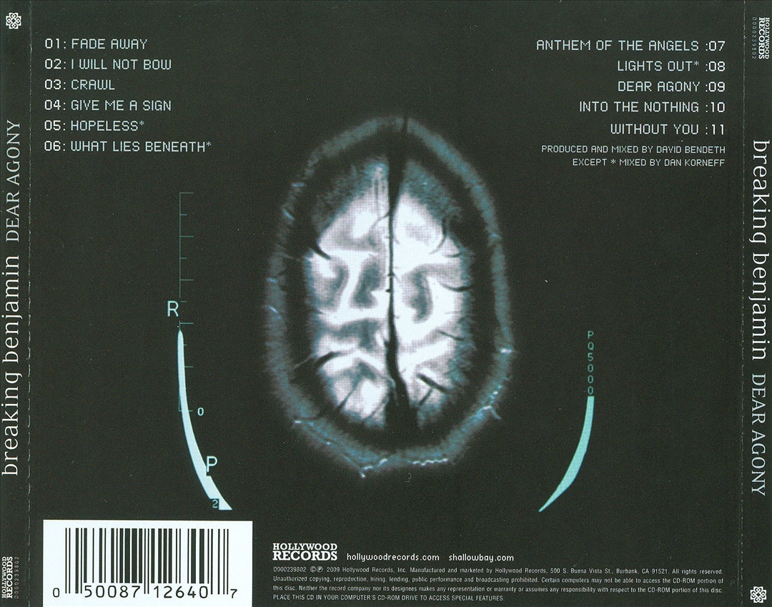 Dear Agony cover art