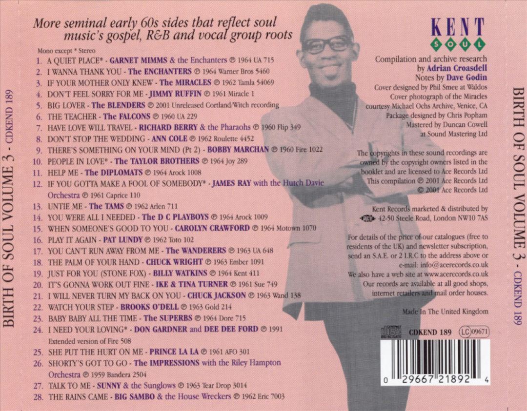 Birth of Soul, Vol. 3 cover art