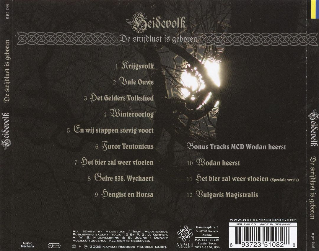 De Strijdlust Is Geboren cover art